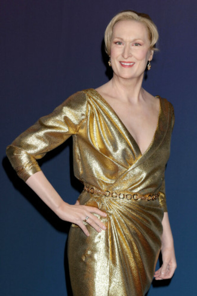 CA: Unveiling of Madame Tussauds Revamped Meryl Streep Wax Figure - Los Angeles