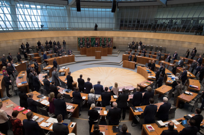 Session of the North Rhine-Westphalian State Parliament