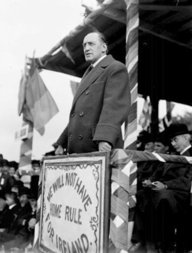 Sir Edward Carson/Anti-Home rule