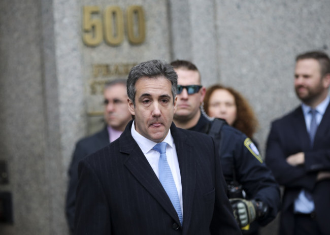 U.S.-NEW YORK-MICHAEL COHEN-SENTENCE