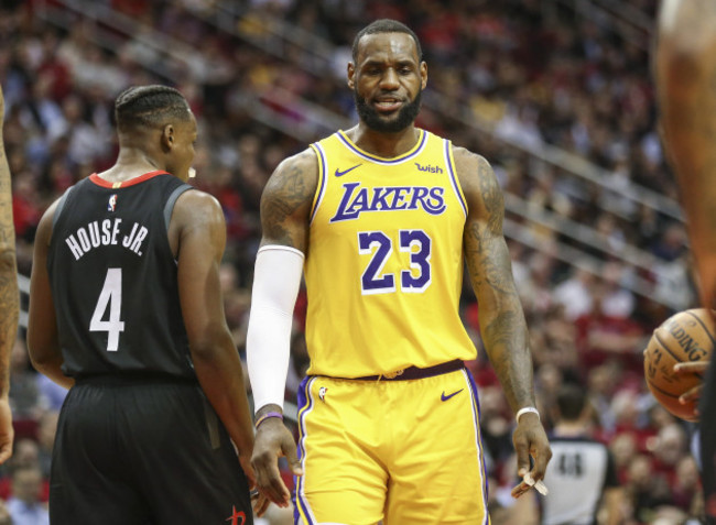 NBA: Los Angeles Lakers at Houston Rockets