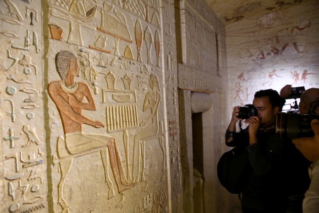 Tomb of Fifth Dynasty royal priest discovered in Egypt's Saqqara