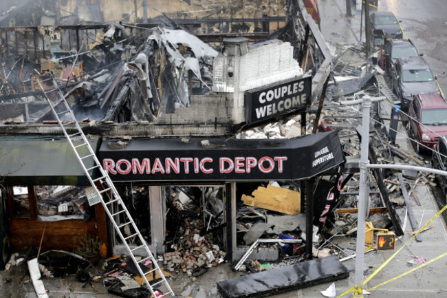 Stores Fire Collapse