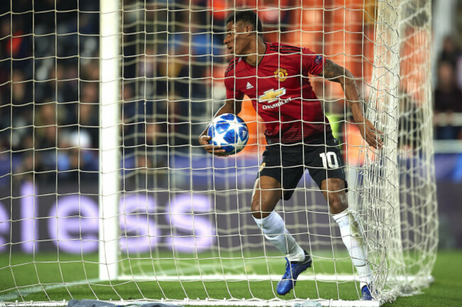 Spain: Valencia-Manchester United. UEFA Champions League.