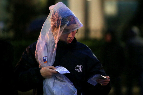 Fans arrive to Aviva Stadium