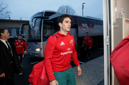 Joey Carbery arrives