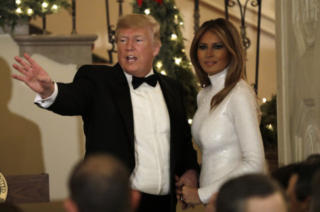 President Donald Trump and First Lady Melania Trump host the Congressional Ball