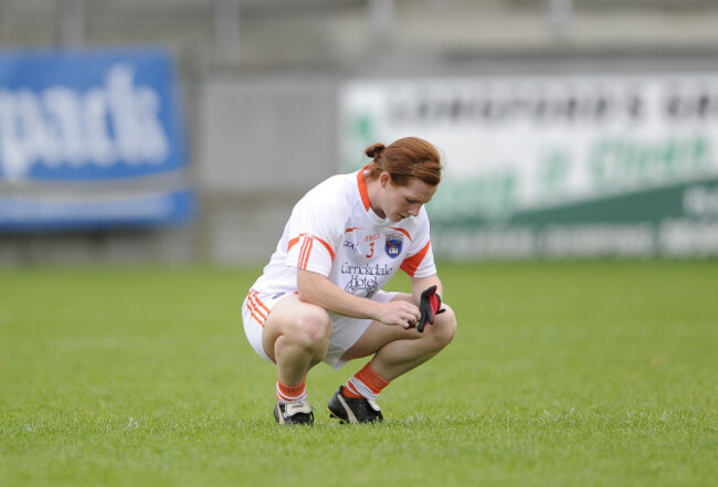 Caoimhe Morgan dejected