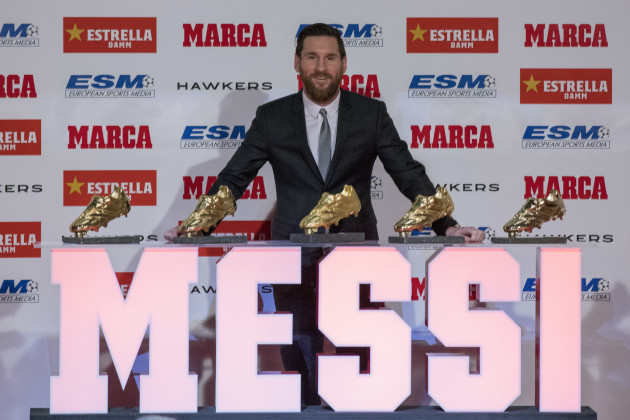 Spain Messi Golden Boot