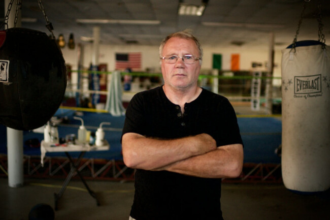 Sean Mannion today in Grealish Boxing Gym, Boston