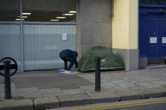 IRELAND-DUBLIN-HOMELESS PEOPLE