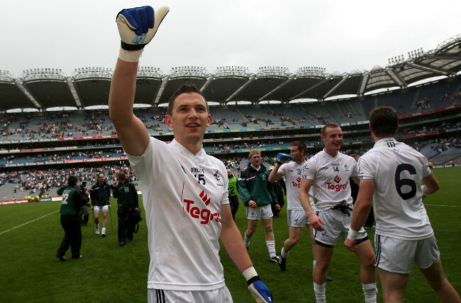 Eamonn Callaghan celebrates after the game