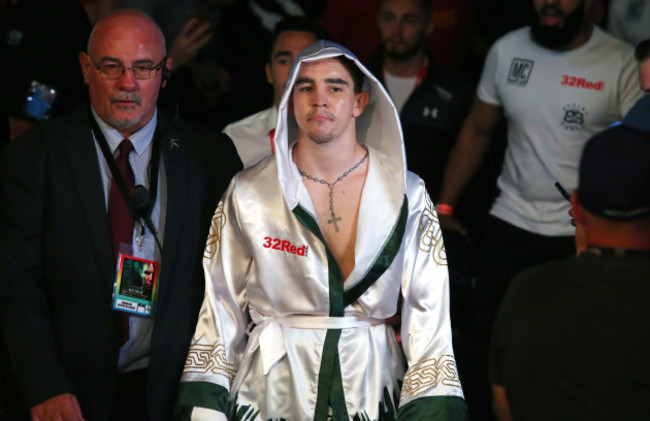 Michael Conlan makes his way out