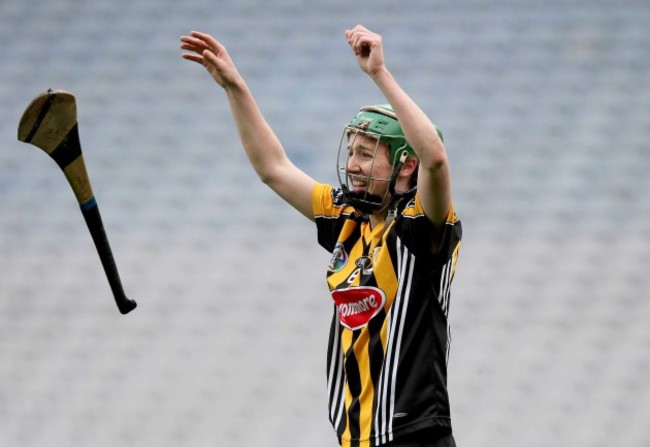 Karen Duggan celebrates at the final whistle