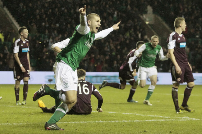 Soccer - Scottish Premiership - Hibernian v Heart of Midlothian - Easter Road