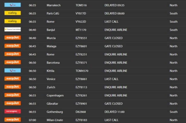 gatwick airport departures