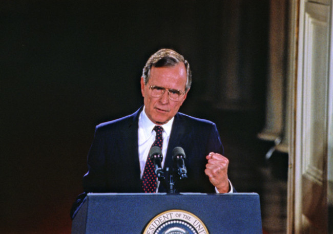 George H.W. Bush Press Conference