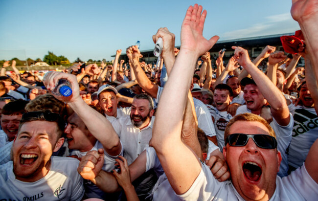 Kildare fans celebrate