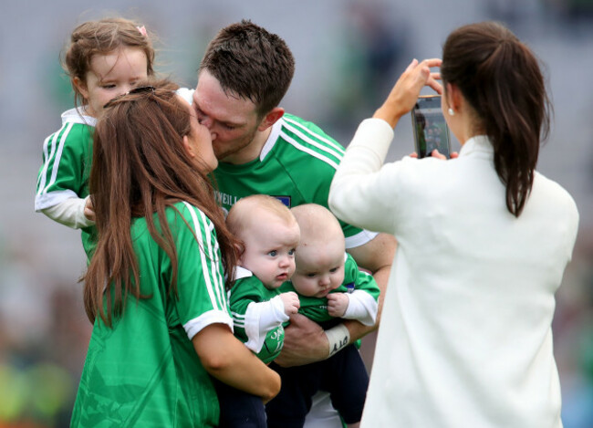 Seamus Hickey with Ellen, Anna, Patrick, Mathew