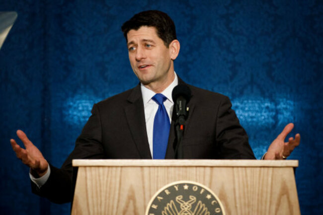 U.S.-WASHINGTON-PAUL RYAN-FAREWELL ADDRESS