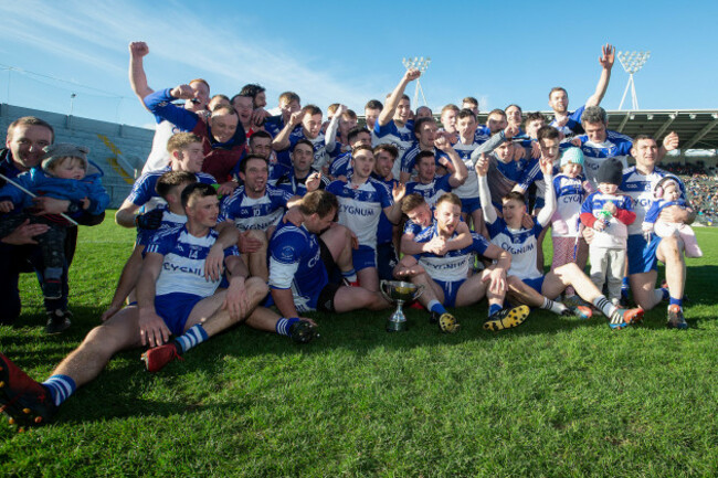 Cill na Martra players celebrate winning