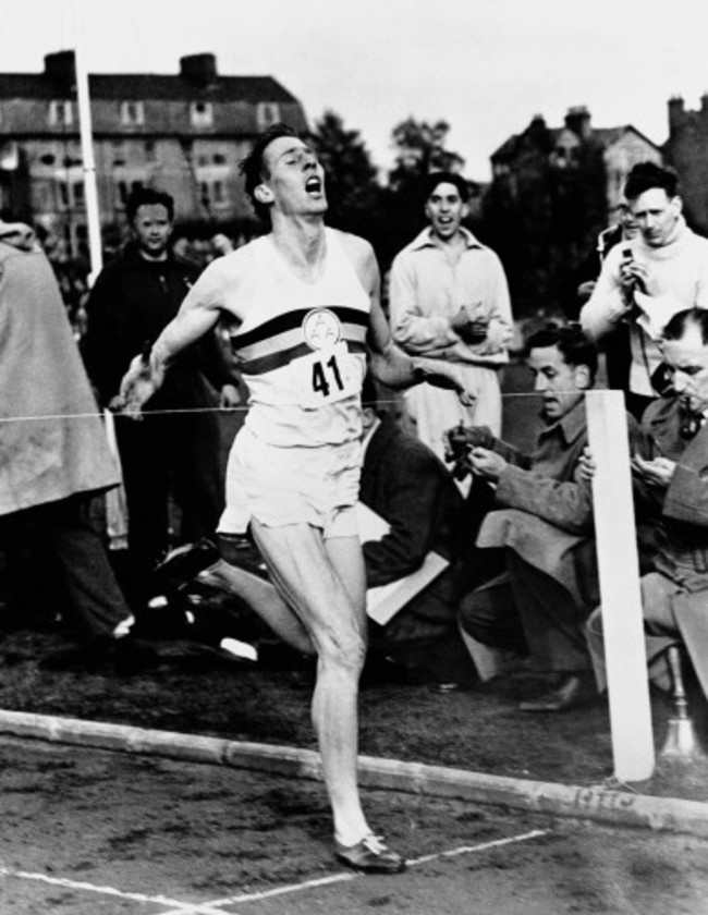 Athletics - Oxford University v AAA - First Four Minute Mile - Iffley Road track, Oxford