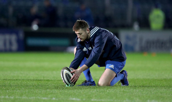 Ross Byrne during the warm up