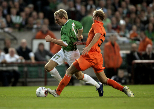 Alan O'Brien of Ireland and Tim de Cler of Holland