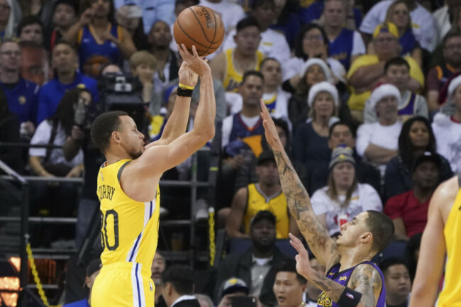 NBA: Los Angeles Lakers at Golden State Warriors