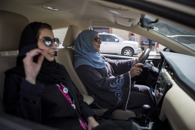 Saudi women hit the road of the Capital