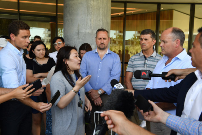 SYDNEY OPAL TOWER EVACUATION PRESSER