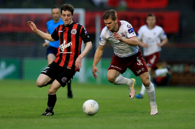 Ayman Ben Mohamed with Colm Horgan