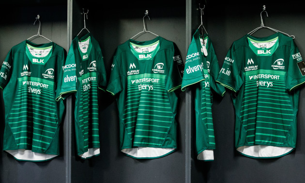 A view of the Connacht dressing room