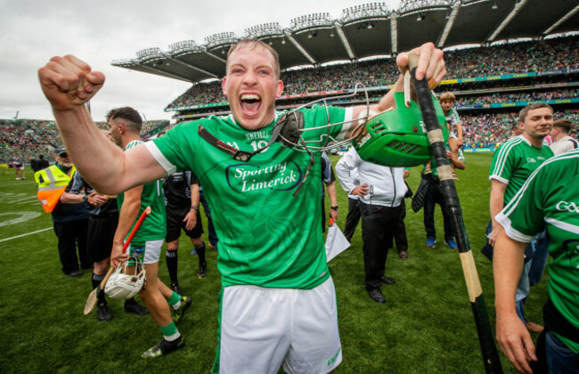 Shane Dowling celebrates after the game