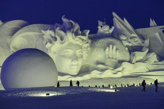 CHINA-HARBIN-SNOW SCULPTURE ART EXPO (CN)