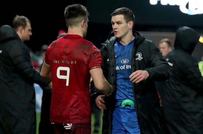 Conor Murray and Johnathan Sexton after the game