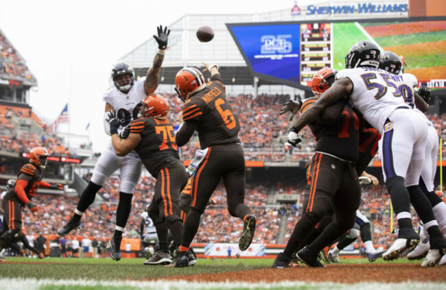 NFL: Baltimore Ravens at Cleveland Browns