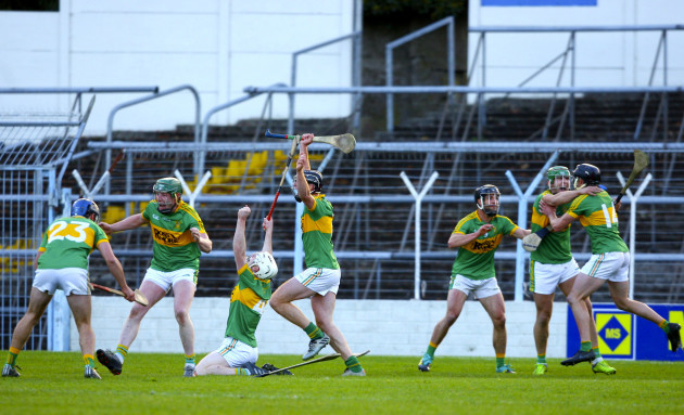 Clonoulty-Rossmore's players celebrate at the end of the game