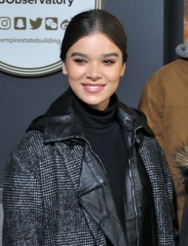 John Cena and Hailee Steinfeld at Empire State Building - New York