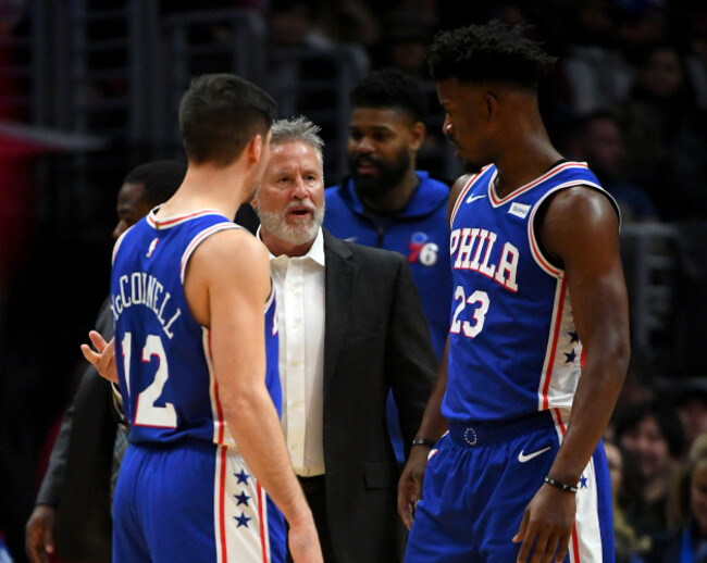 NBA: Philadelphia 76ers at Los Angeles Clippers