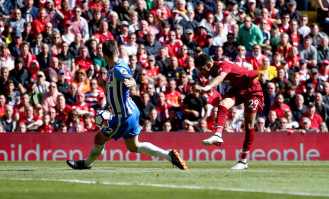 Liverpool v Brighton and Hove Albion - Premier League - Anfield