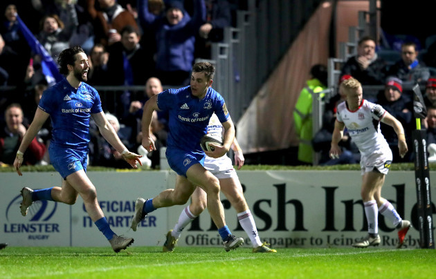 Conor O'Brien scores their third try