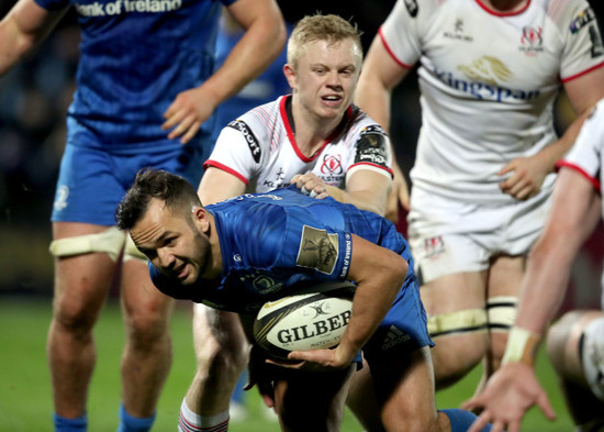 Jamison Gibson-Park scores a try despite Dave Shanahan