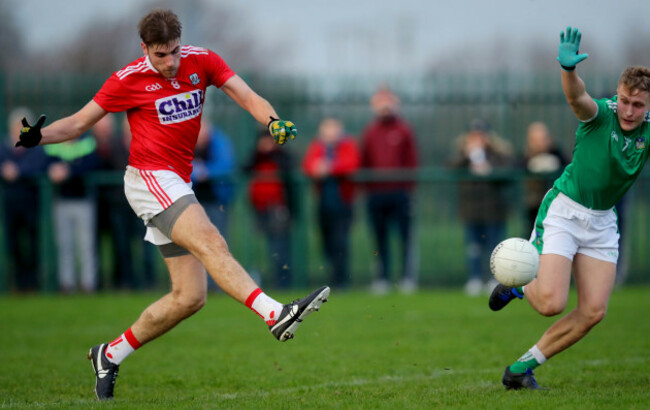Ian Maguire scores a goal
