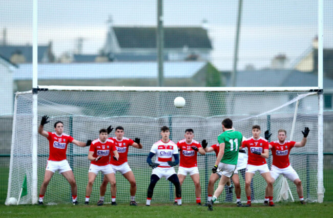 Sean McSweeney takes a late free