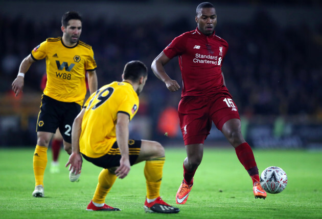 Wolverhampton Wanderers v Liverpool - Emirates FA Cup - Third Round - Molineux