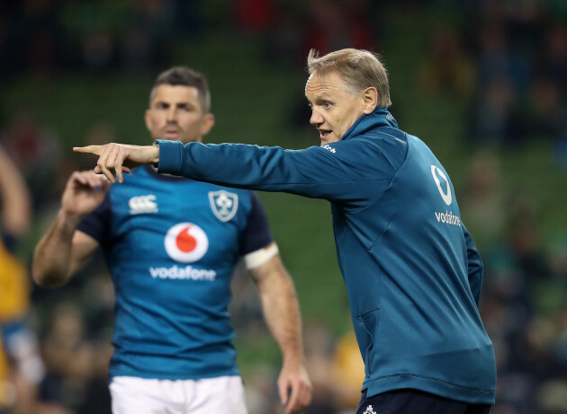 Joe Schmidt before the game