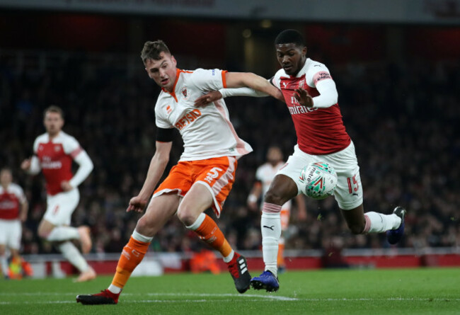 Arsenal v Blackpool - Carabao Cup - Fourth Round - Emirates Stadium