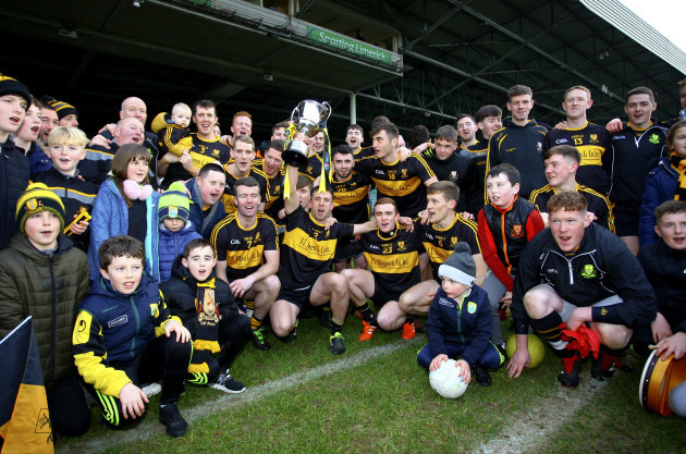 Dr. Crokes players and supporters celebrate