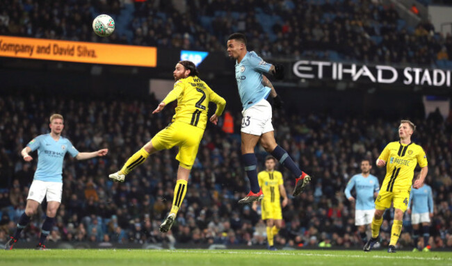 Manchester City v Burton Albion - Carabao Cup - Semi Final - First Leg - Etihad Stadium